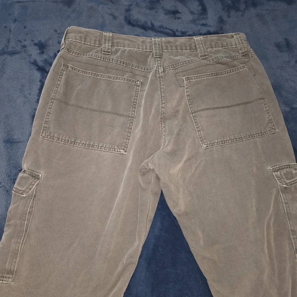 Wrangler Authentics Men's 36‎ X 30 (36x28) Fleece Lined Gray Cargo Pants